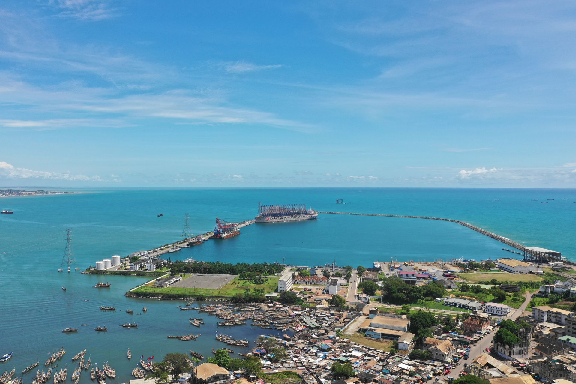 Ghanaian harbour